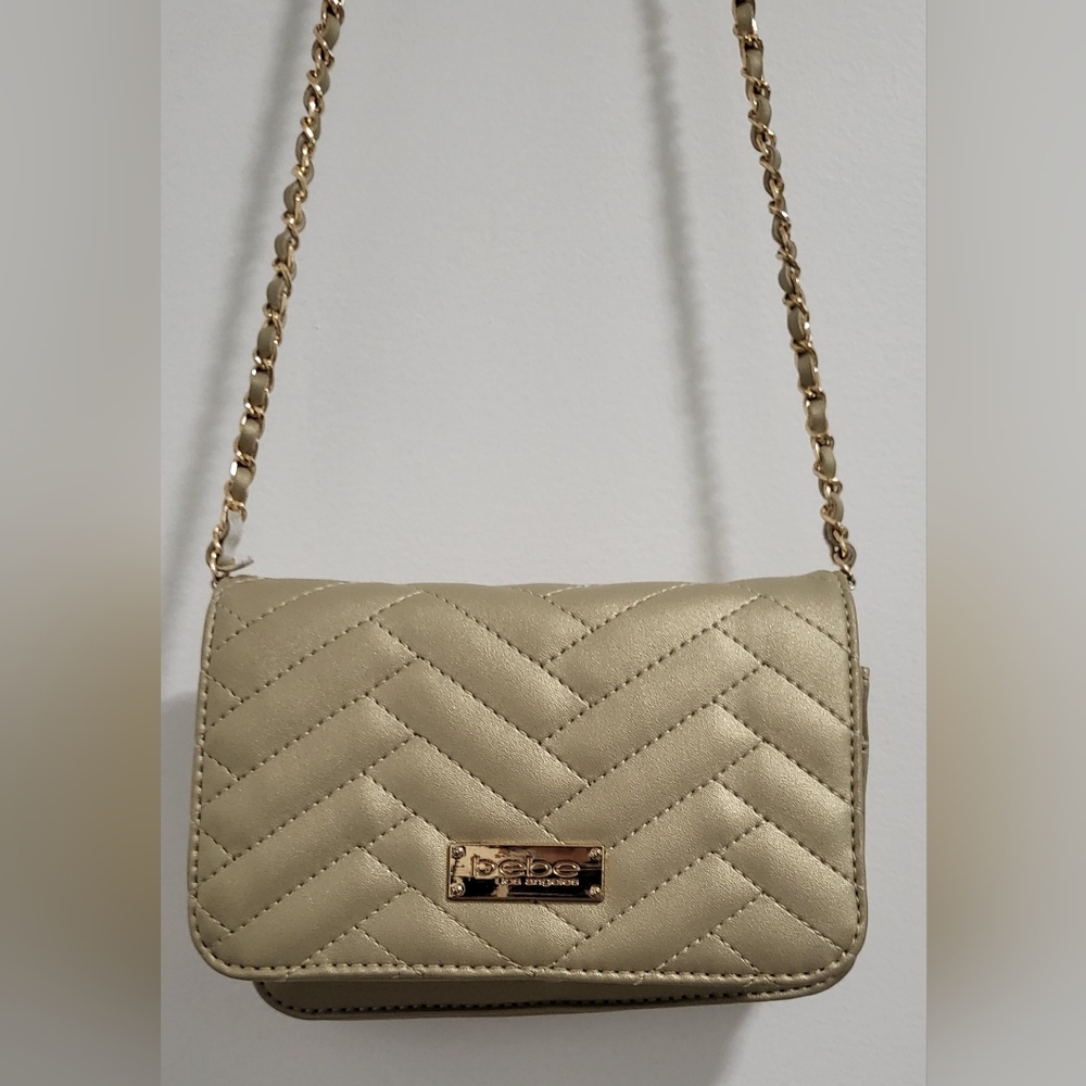 Bebe Golden Shoulder Bag